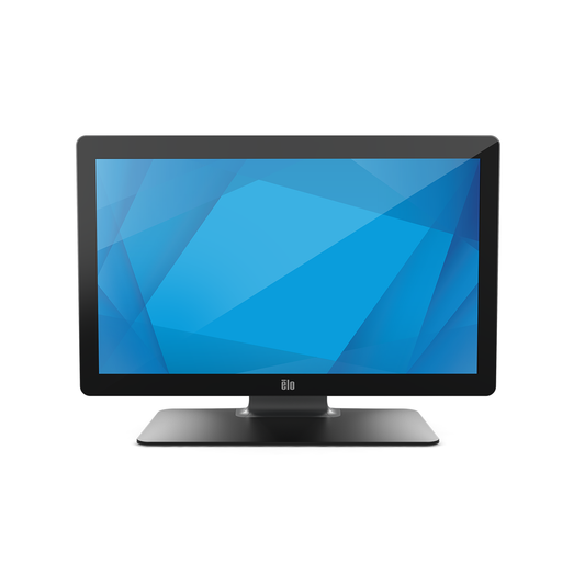 Elo 2202L 21.5-inch touch monitor with stand, front view