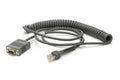 Zebra kabel RS-232, 2.7 m, spiralny (CBA-R02-C09PAR)