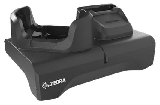 Zebra CRD-NGTC5-2SE1B single-slot USB Ethernet cradle with spare battery slot for TC53 TC58