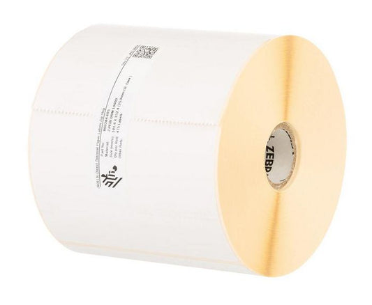 Labels, Zebra, Thermal Paper, Z-Perform 1000D, W: 101.6 mm, H: 101.6 mm, D: 127 mm, C: 25.4 mm (880191-101D)
