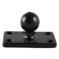 RAM Mounts Ball Base with 1" × 2" 4-Hole Pattern, B-Size (RAM-B-202U-1525)