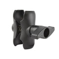 RAM Mounts Double Socket Arm with Jam Nut, D-Size, Short, 130 mm (RAM-D-201U-C-MI1)