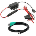 RAM Mounts GDS Modular ładowarka do montażu na stałe 30–64 V z gniazdem USB-A i kablem USB-A–DC (RAM-GDS-CHARGE-M55-V8BU)