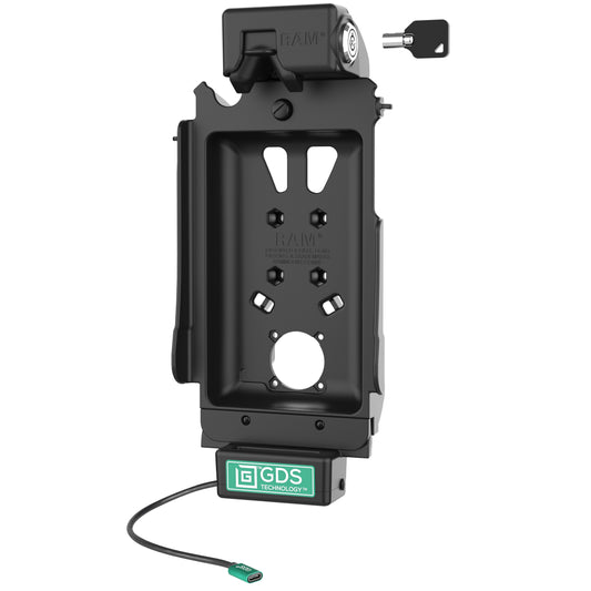 RAM Mounts key-locking GDS Tough-Dock (USB-C) for Samsung Tab A11, A9 and A7 Lite 8.7" in IntelliSkin – alternative view