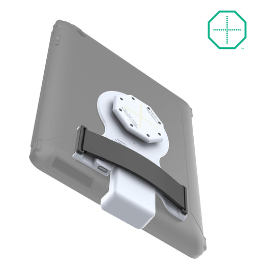 RAM Mounts GDS Tab-Conn adapter for OtterBox Defender cases with rear pogo pads in light grey – alternative view
