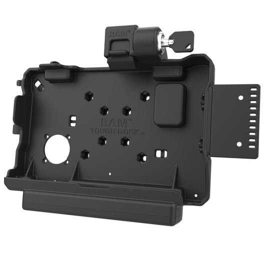 RAM Mounts key-locking Form-Fit holder for Getac ZX80 rugged tablet – alternative view