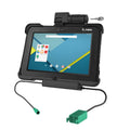 RAM Mounts stacja dokująca GDS z zasilaniem, 2× USB-A i zamkiem na klucz do Zebra XSLATE L10 (RAM-HOL-ZE15PD2KLU)
