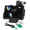 RAM Mounts Locking Tough-Dock Power + Dual USB for Zebra ET4x/ET401 8" with Rugged Frame (RAM-HOL-ZE20PD2KLU)