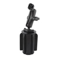 RAM Mounts RAM-A-CAN II Cup Holder Mount with Double Ball Arm and Diamond Plates, B-Size (RAP-299-3-B-102U)