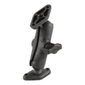 RAM Mounts Composite Double Ball Mount with Two Diamond Plates, B-Size, Medium (RAP-B-102U)