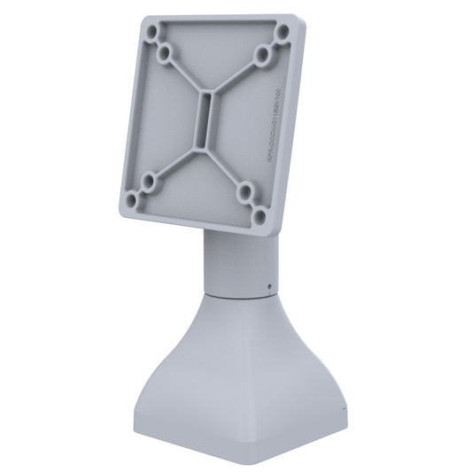 RAM Mounts 7-inch pedestal mount with 75 × 75 mm and 100 × 100 mm VESA patterns in grey – main product photo