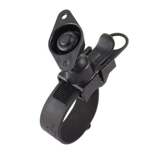RAM Mounts EZ-Strap rail mount with Snap-Link double ball and diamond base adapter – product photo