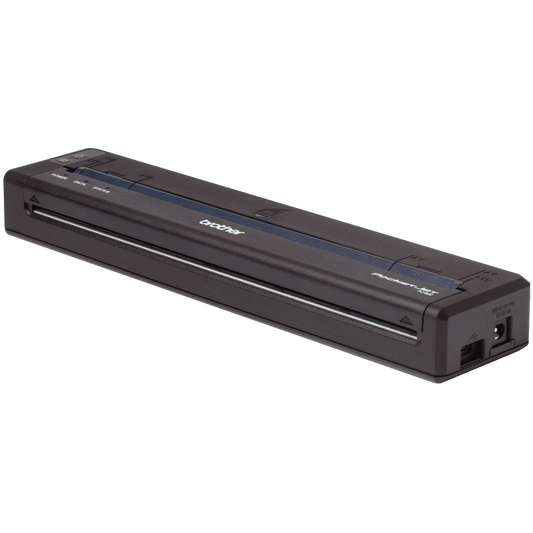 Brother PJ-822 A4 mobile thermal printer – left side view