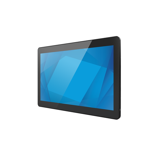 Elo I-Series 3 with Intel 15.6-inch touch computer E431006, left angled view without stand