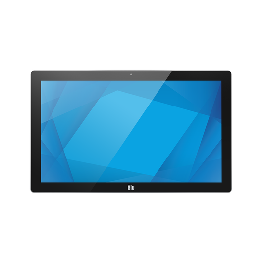 Elo I-Series 5 Steel 21.5" stainless steel IP65 Android touch computer, front view (E176840)