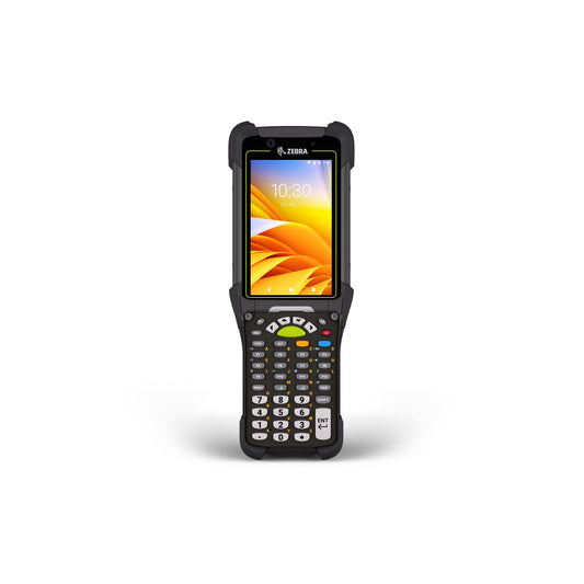 Zebra MC9450 rugged 5G keypad mobile computer, pistol grip, 43-key function numeric keypad (MC945B-3G1M6CSB-A6) – front view