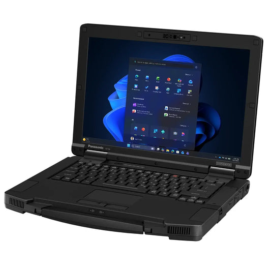 Panasonic TOUGHBOOK 56 rugged 14-inch laptop FZ-56AZ031BE, front three-quarter view