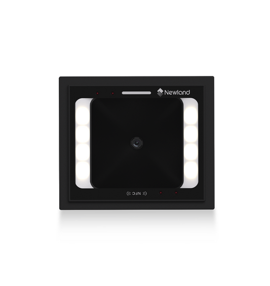 Newland FM3281 Grouper fixed-mount 2D scanner with NFC, USB kit (NLS-FM3281-NFC-20) – top view of the scan window