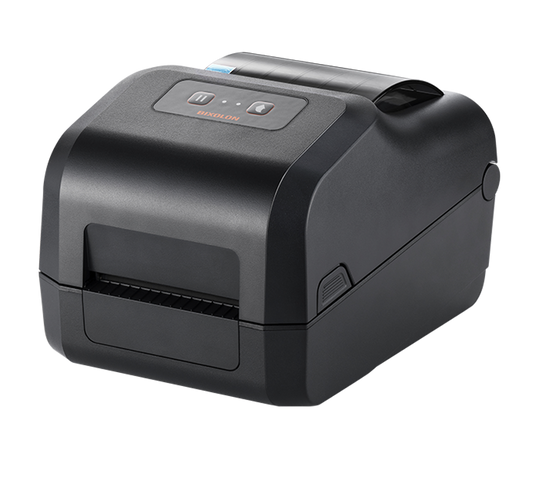 BIXOLON XD5-40IIt 4-inch thermal transfer desktop label printer, black (XD5-40IItK/BEG) – front view
