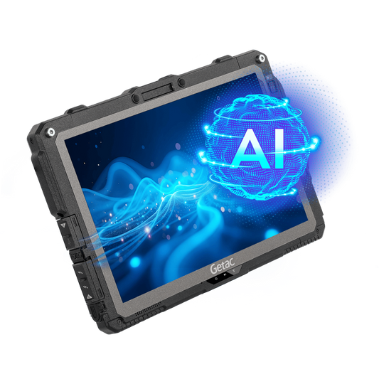 Getac UX10 G5 rugged 10.1-inch tablet (UW1764VIX1XX) – angled view