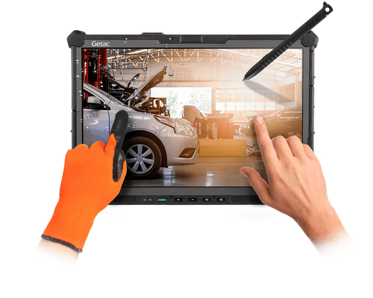 Getac G140 14" rugged tablet (GX6776WI1JXX) – in use with stylus