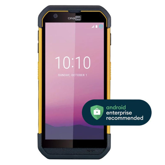 CipherLab RS36 Android touch mobile computer, Wi-Fi + 4G LTE, 2D imager (SE5500) (AS36E4AF4NSG1) – front view