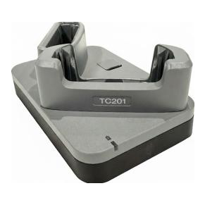 Zebra CRD-TCVTB-1D1B 1-Slot Device + Spare Battery ShareCradle for Zebra TC201 with rugged boot