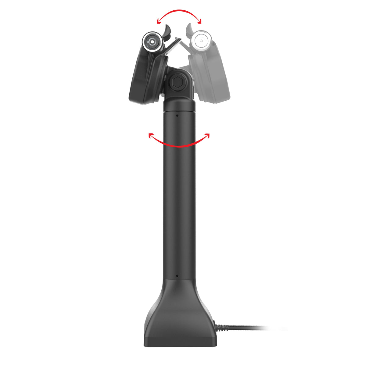 RAM Mounts GDS 14-inch key-locking pedestal dock with USB-C for IntelliSkin Thin-Case tablets with rear pogo pads – detail photo
