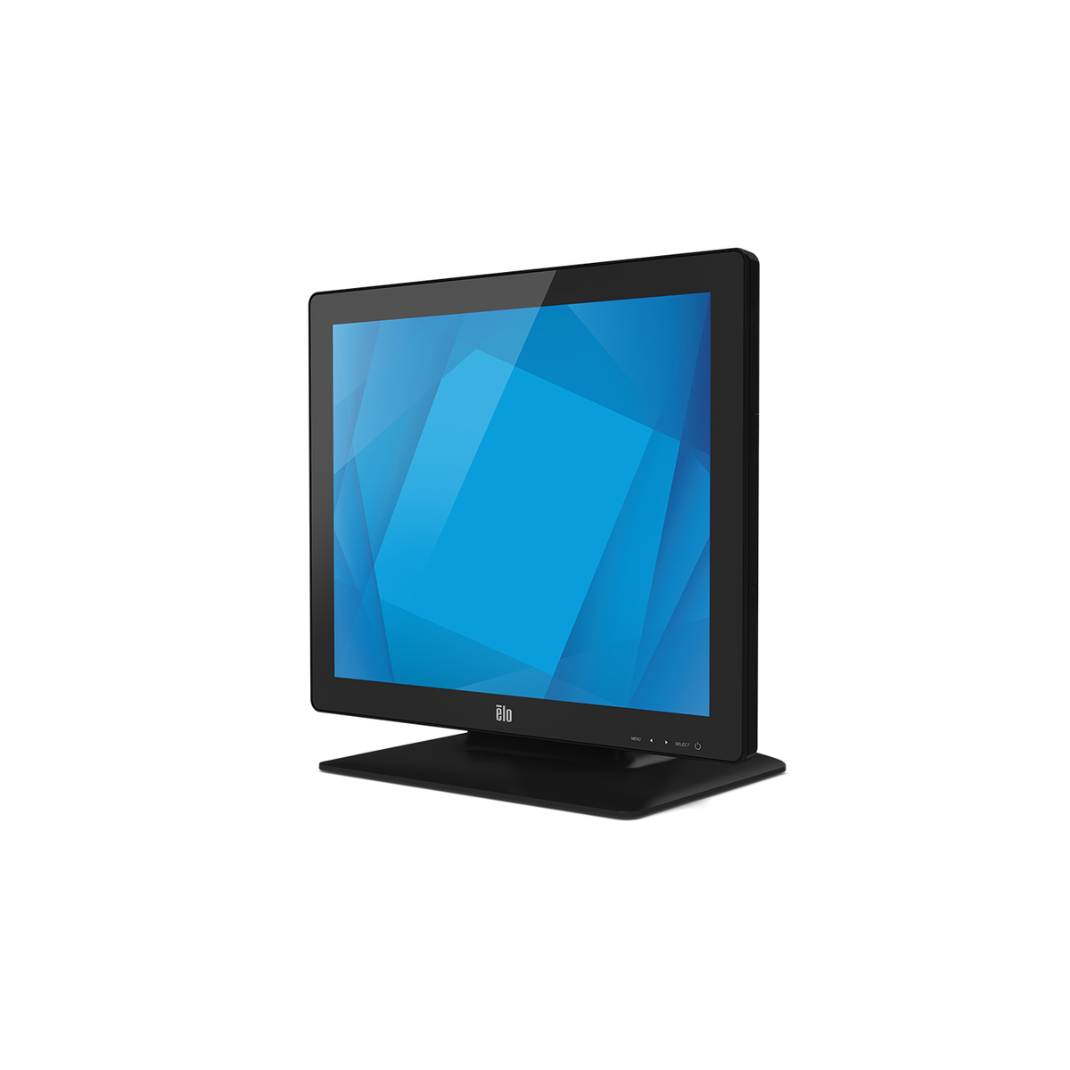 Elo 1723L 17" black touch monitor, left view (E683457)