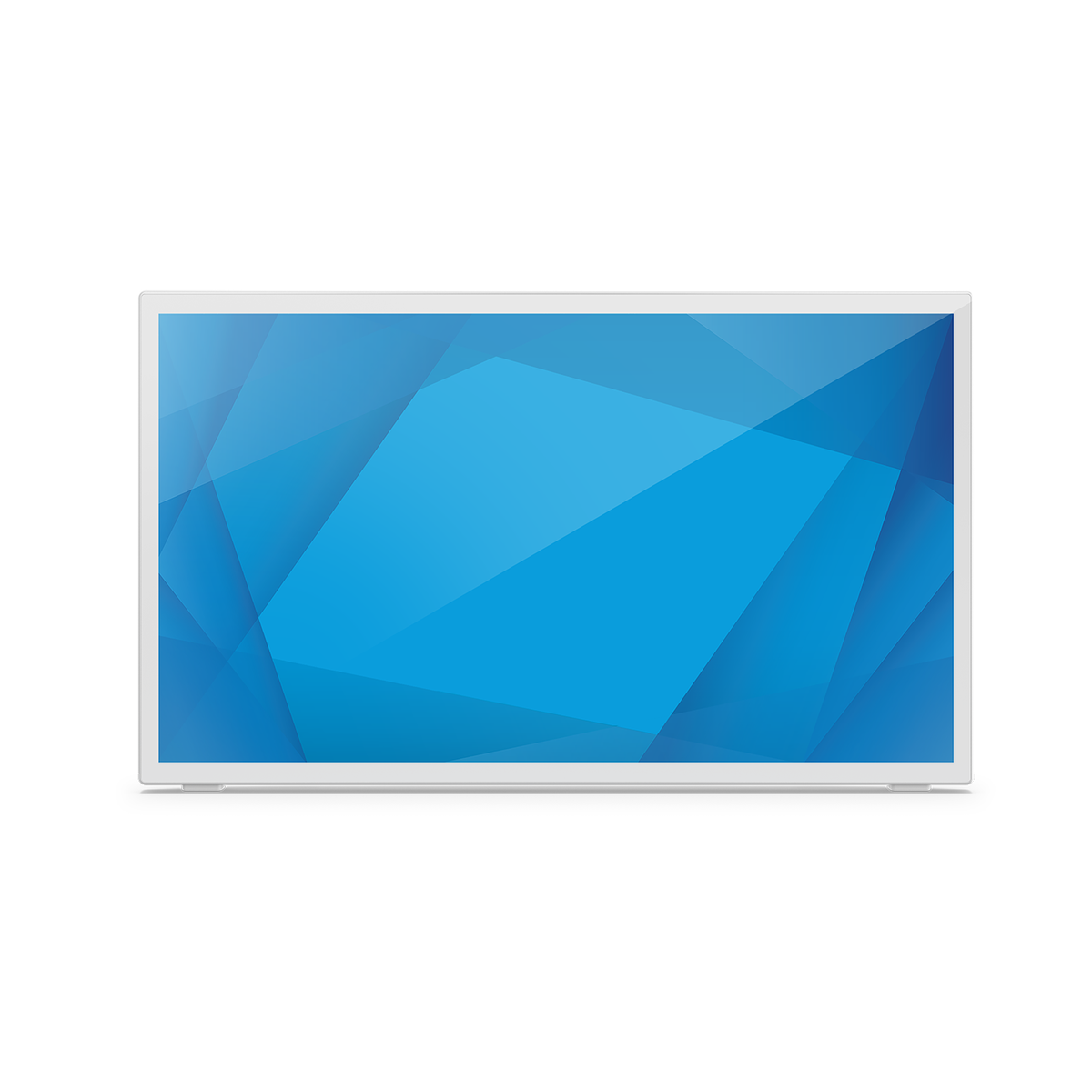 Elo 2270L 21.5-inch touch monitor in white, front view