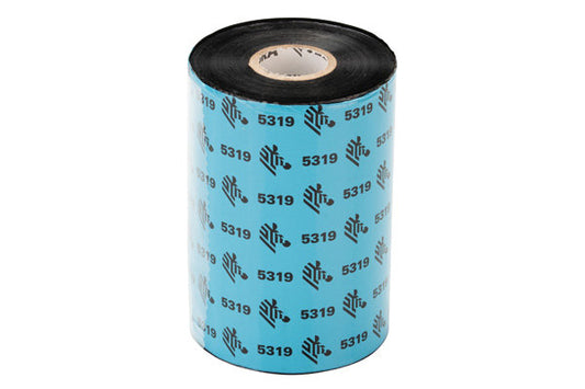 Zebra 5319 wax thermal transfer ribbon roll