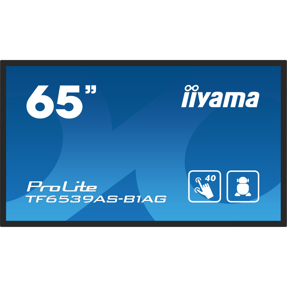 iiyama ProLite TF6539AS-B1AG 65" Open-Frame Touch Display – official product photo 2 (TF6539AS-B1AG)