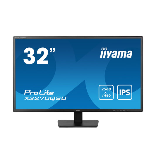 iiyama ProLite X3270QSU-B1 32-inch monitor – alternate view