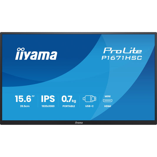 iiyama ProLite P1671HSC-B1 15.6-inch portable monitor – alternate view