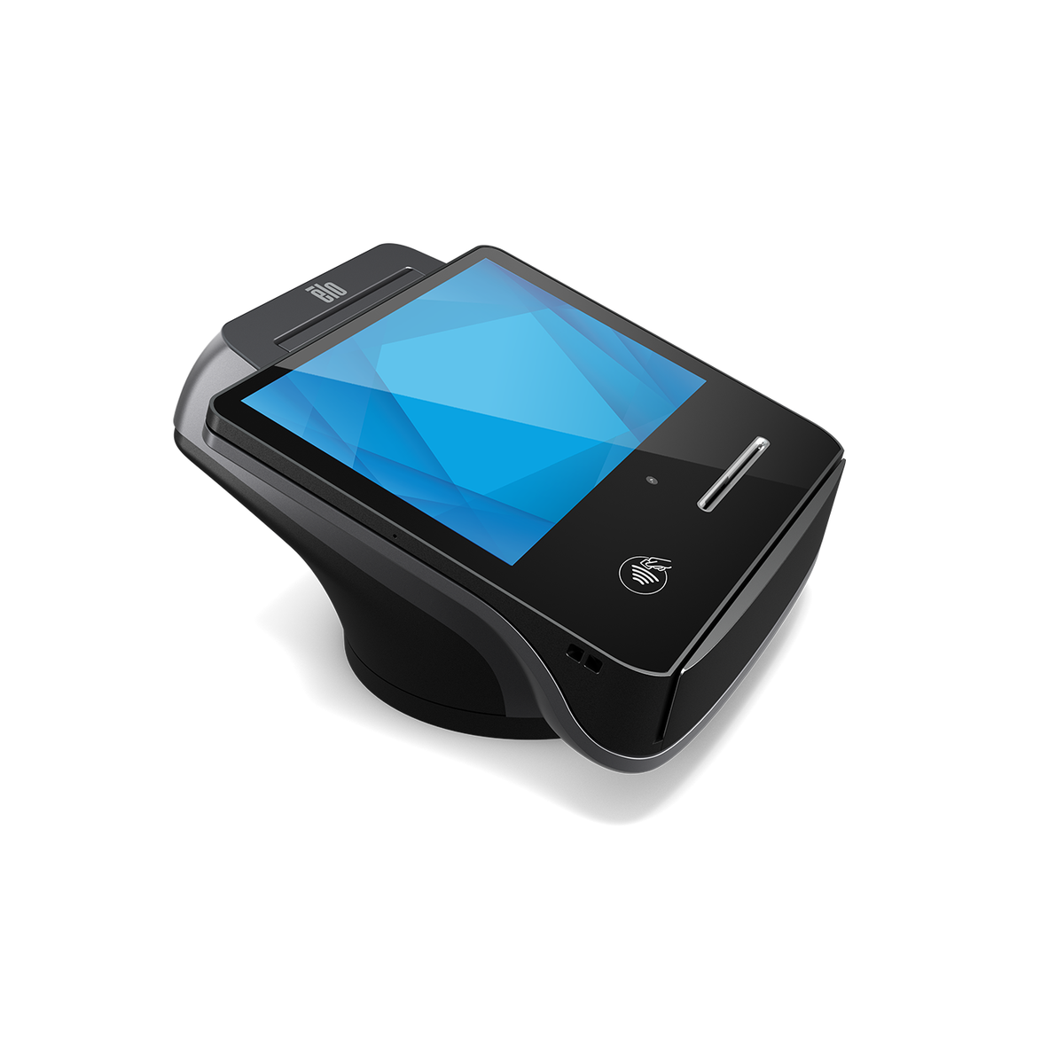 Elo Pay 7 printer stand configuration, right angle