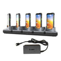 Zebra charging-/communication station, 5 slots, ethernet (CRD-TC5AB-5SE5D-1)