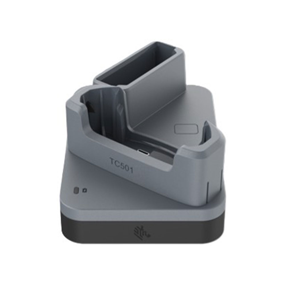 Zebra CRD-TC7A-2SC1B single-slot charging cradle with spare battery slot for TC701