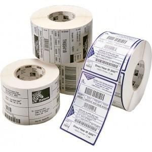 Labels, Zebra, Synthetic, Z-Ultimate 3000T White, W: 63.5 mm, H: 19.05 mm, D: 200 mm, C: 76 mm (880340-019)