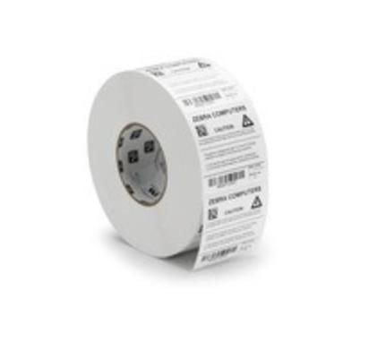 Labels, Zebra, Synthetic, Z-Ultimate 3000T White, W: 25.4 mm, H: 31.75 mm, D: 127 mm, C: 25.4 mm (3007949)