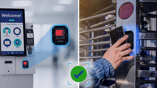 Datalogic Magellan 900i presentation scanner (MG0901-10001-0200) – in use at kiosk and access-control points