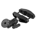 RAM Mounts uchwyt z zaciskiem na słupek (44–102 mm) i okrągłą płytką, rozmiar C, krótki (RAM-101U-B-247)