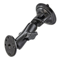 RAM Mounts uchwyt z przyssawką Twist-Lock i okrągłą płytką AMPS, rozmiar B, średnie ramię (RAM-B-166-202U)