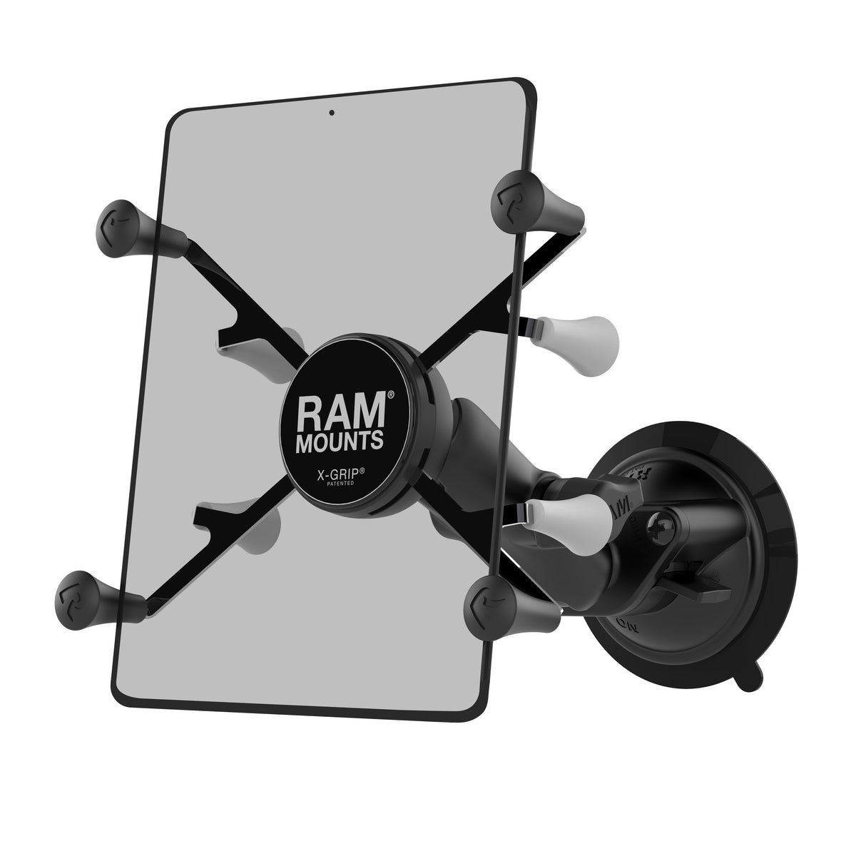 RAM Mounts X-Grip 7"–8" tablet mount with Twist-Lock suction cup (RAM-B-166-UN8U) – product photo