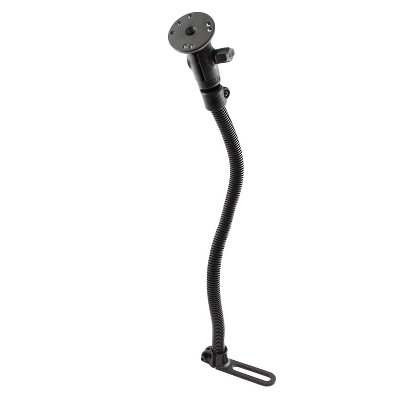RAM Mounts Pod I No-Drill vehicle mount with 18 inch rod and round AMPS plate (RAM-B-316-1-202U) – product photo