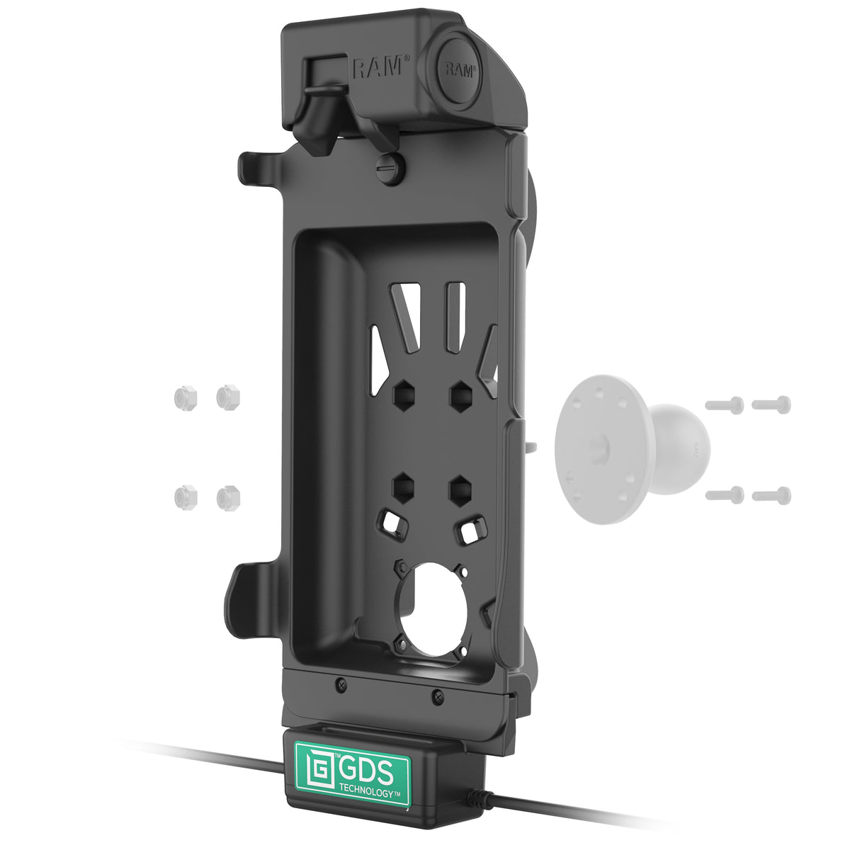 RAM Mounts GDS Tough-Dock with Multi-Mode for Samsung Tab Active5 and 3 – another angle