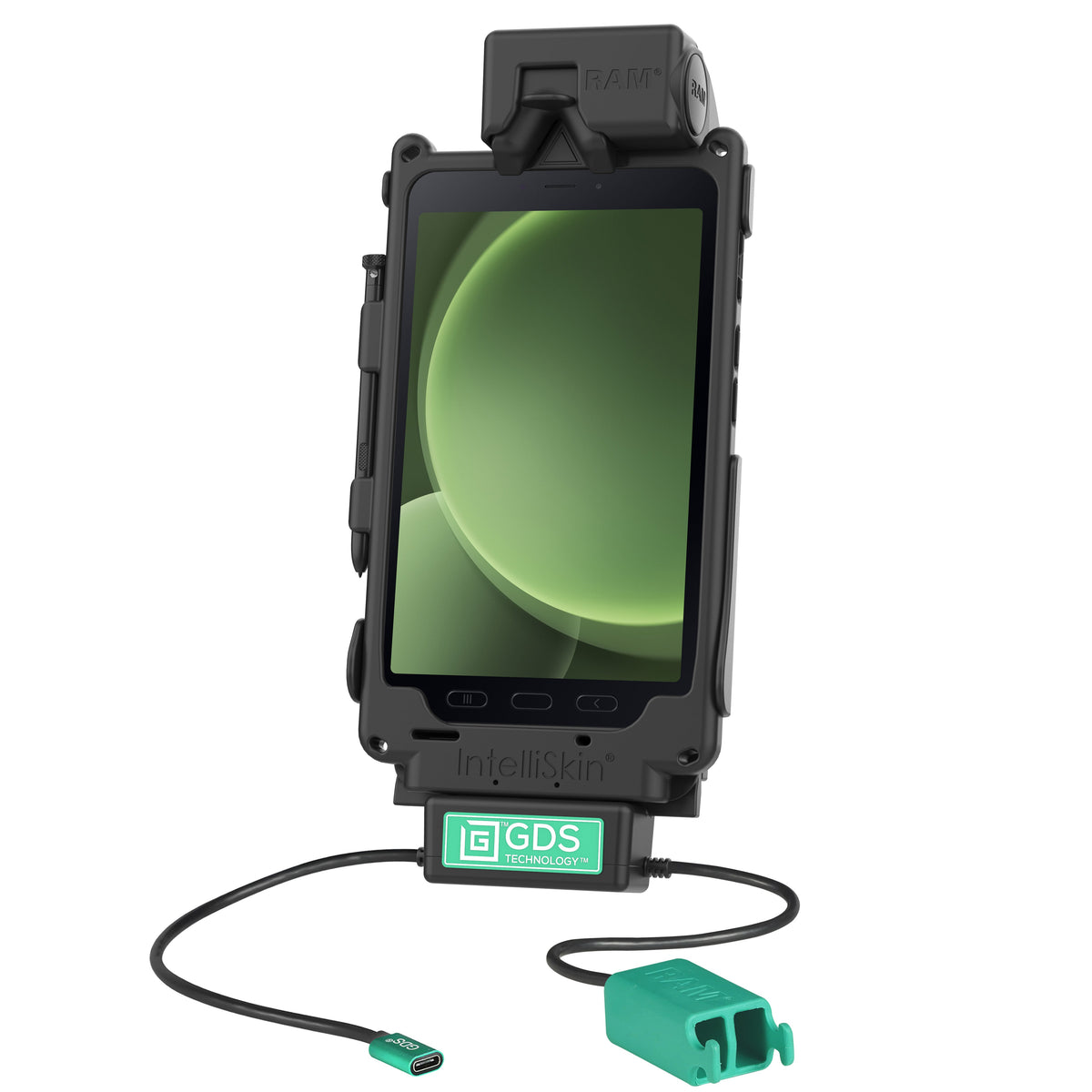 RAM Mounts GDS Tough-Dock + Dual USB-A for Samsung Tab Active5 and 3 – product photo