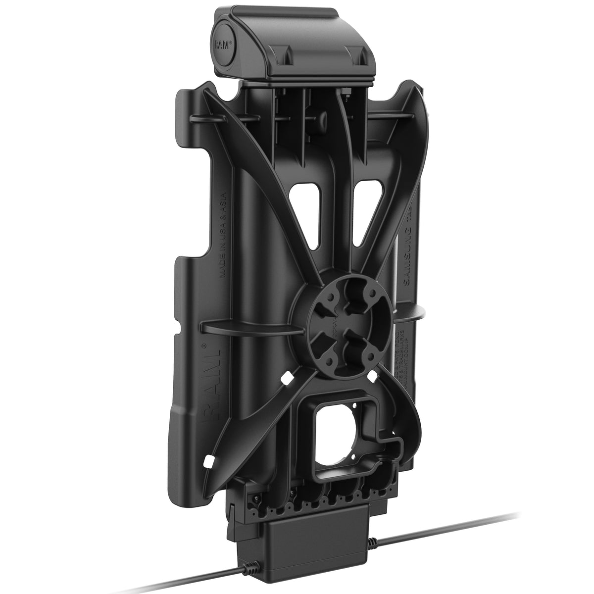 RAM Mounts GDS Tough-Dock + Single USB-A for Samsung Tab A8 10.5" (SM-X200) in IntelliSkin – further view
