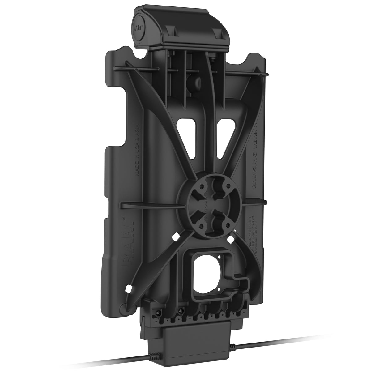 RAM Mounts GDS Tough-Dock + Single USB-A for Samsung Tab A11+ and A9+ in IntelliSkin – further view