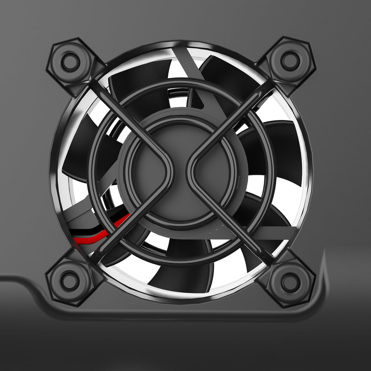 RAM Mounts GDS Cool-Dock with cooling fan for Apple iPad in IntelliSkin Next Gen – another angle