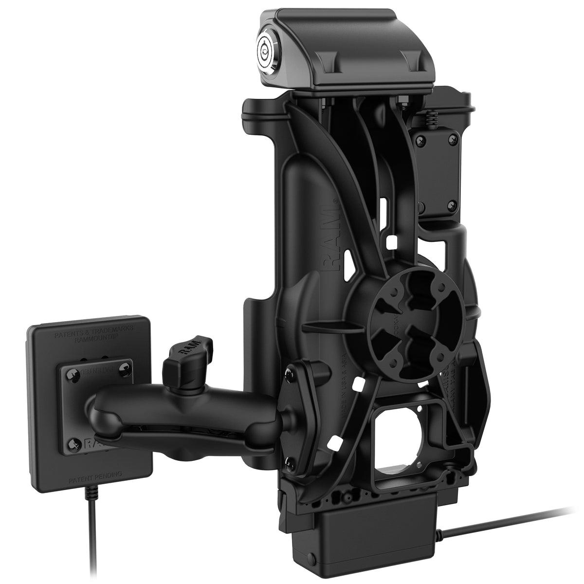 RAM Mounts Locking GDS Tough-Dock with NFC Extender for Samsung Tab Active5 and 3 – detail view